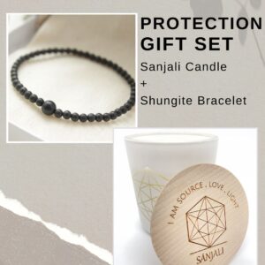 The Protection Gift Set: Candle + Shungite Bracelet